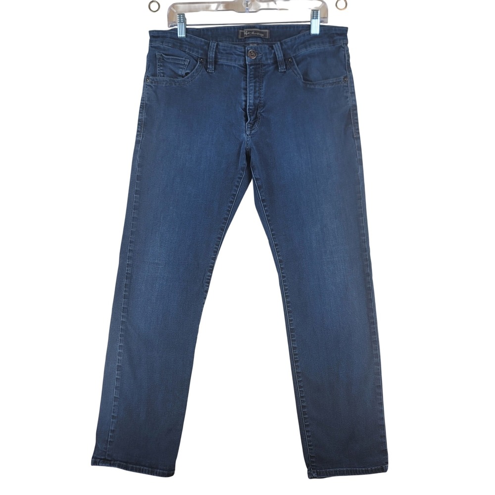 34 Heritage Courage Jeans Mens 36x29 Blue Mid-Rise Straight Leg